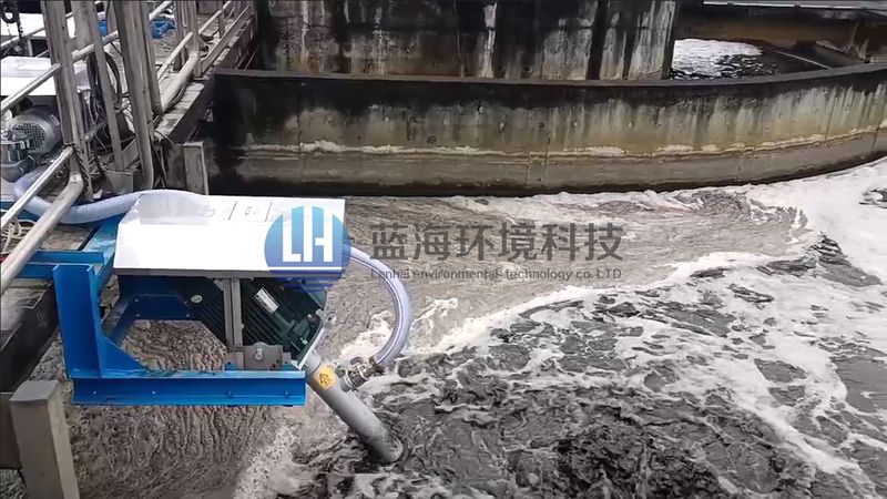 福建邵武丨11kw推流搅拌曝气机使用现场