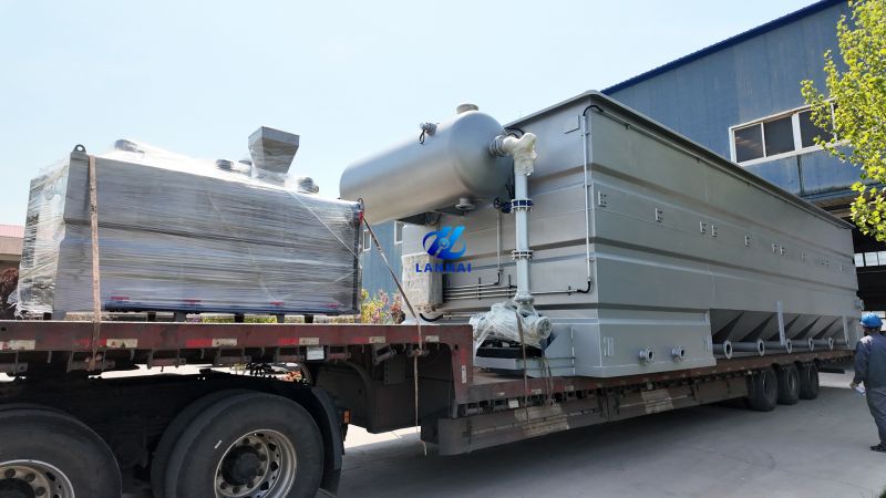 高 效赋能水处理｜LH DAF溶气气浮机发货，以硬核实力守护碧水蓝天